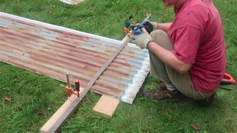 best way to cut thick sheet metal|cutting corrugated roofing sheets.